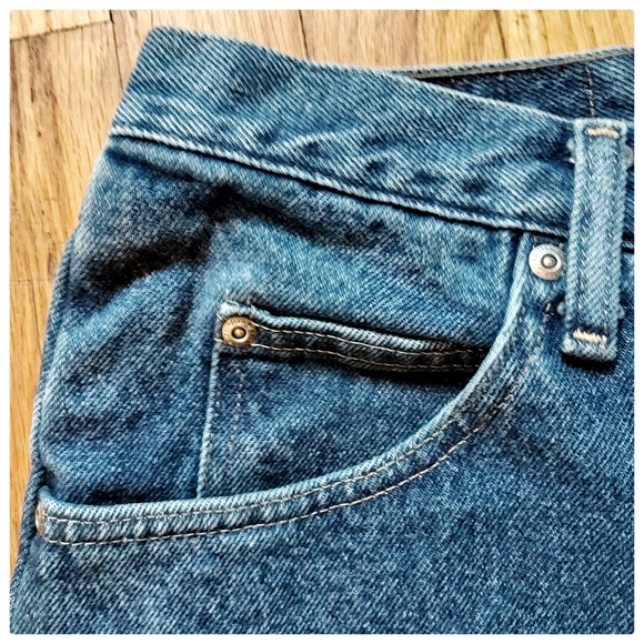 Wrangler Denim Crop Wide Leg Jeans - Picture 3 of 6